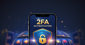 2FA Security ในสล็อตเว็บตรง: วิธีเปิดใช้งานและข้อดีสำหรับสมาชิก ufaslotsuper ภาพหน้าจอมือถือแสดงการยืนยันตัวตน 2FA ในสล็อตเว็บตรง พร้อมสัญลักษณ์ความปลอดภัยและธีมพรีเมียมของ ufaslotsuper