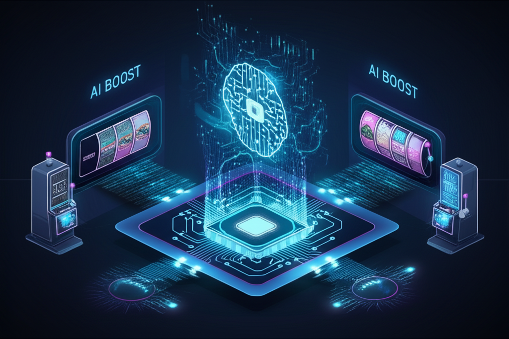 ฟีเจอร์ AI BOOST ในเกมสล็อตบน ufaslotsuper ช่วยเพิ่มโอกาสชนะและปรับโบนัสอัตโนมัติ