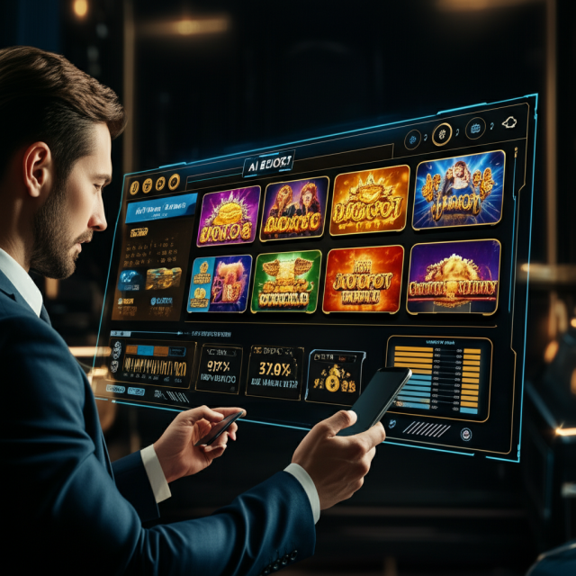 สูตรสล็อต AI BOOST สำหรับเกมใหม่ ufaslotsuper ปี 2024: วิธีเลือกและใช้งานให้โบนัสแตกง่าย ภาพประกอบธีมสูตรสล็อต AI BOOST สำหรับเกมใหม่ ufaslotsuper ปี 2024 แสดงระบบ AI และเกมสล็อตใหม่พร้อมบรรยากาศพรีเมียมและความปลอดภัย