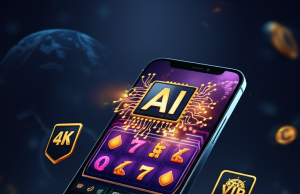 อัปเดตเทรนด์ค่ายสล็อตมาแรงปี 2025 ที่ต้องลองบน ufaslotsuper ภาพประกอบเทรนด์สล็อตมาแรงปี 2025 พร้อมกราฟิก 4K และเทคโนโลยี AI BOOST บนแพลตฟอร์ม ufaslotsuper