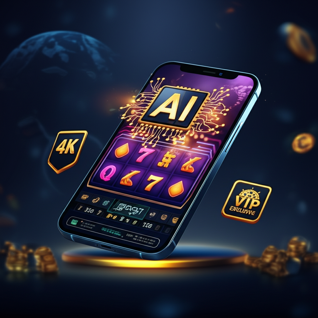 ภาพประกอบเทรนด์สล็อตมาแรงปี 2025 พร้อมกราฟิก 4K และเทคโนโลยี AI BOOST บนแพลตฟอร์ม ufaslotsuper