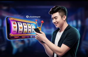 คู่มือมือใหม่: วิธีเลือกสล็อตคลาสสิกที่เหมาะกับคุณบน ufaslotsuper ภาพผู้เล่นชาวไทยกำลังเล่นสล็อตคลาสสิกบนมือถือด้วยกราฟิก 4K พร้อมสัญลักษณ์ AI และโลโก้ ufaslotsuper แสดงถึงประสบการณ์ VIP และความปลอดภัย