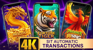 เปรียบเทียบสล็อตยอดนิยมในโหมดทดลองเล่นฟรี ufaslotsuper: Dragon Gold vs Fortune Tiger vs Phoenix Rising ภาพประกอบสล็อตยอดนิยม Dragon Gold, Fortune Tiger และ Phoenix Rising ในโหมดทดลองเล่นฟรีของ ufaslotsuper พร้อมกราฟิก 4K และบรรยากาศพรีเมียม