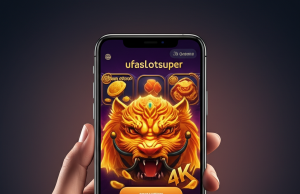 วิธีสมัครสมาชิกและเปิดยูสเซอร์กับ ufaslotsuper สำหรับมือใหม่ (สมัครง่ายใน 3 นาที) ภาพหน้าจอมือถือแสดงแพลตฟอร์มสล็อตออนไลน์ ufaslotsuper พร้อมกราฟิกเกม 4K และการสมัครสมาชิกอย่างรวดเร็วใน 3 นาที