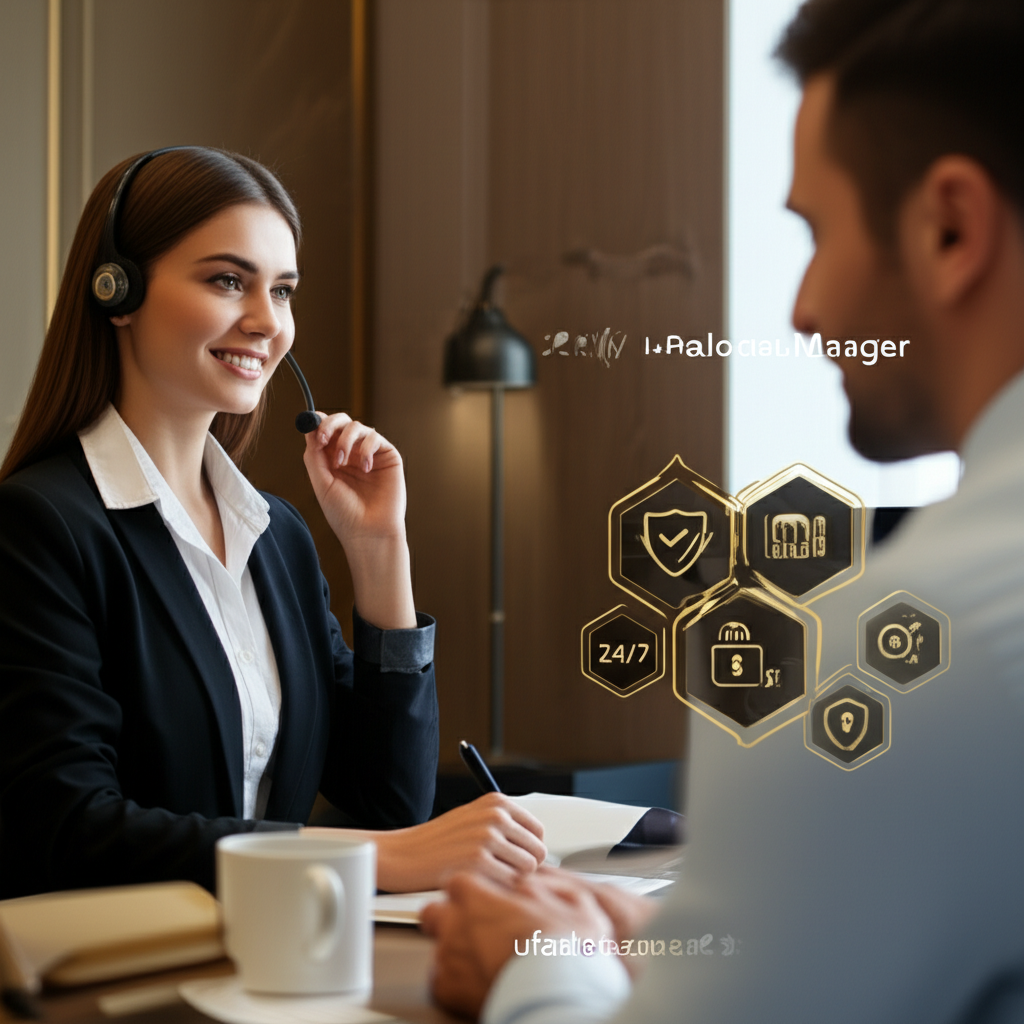 ภาพบริการ VIP EXCLUSIVE ของ ufaslotsuper พร้อมทีมงานดูแล 24/7 และสิทธิพิเศษสำหรับสมาชิกระดับพรีเมียม