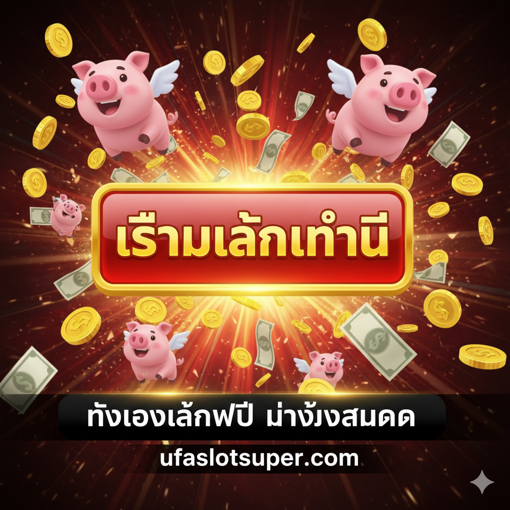 ภาพ CTA สรุปที่มีปุ่มใหญ่และคำว่า เล่น Lucky Piggy PG Soft Demo ฟรี