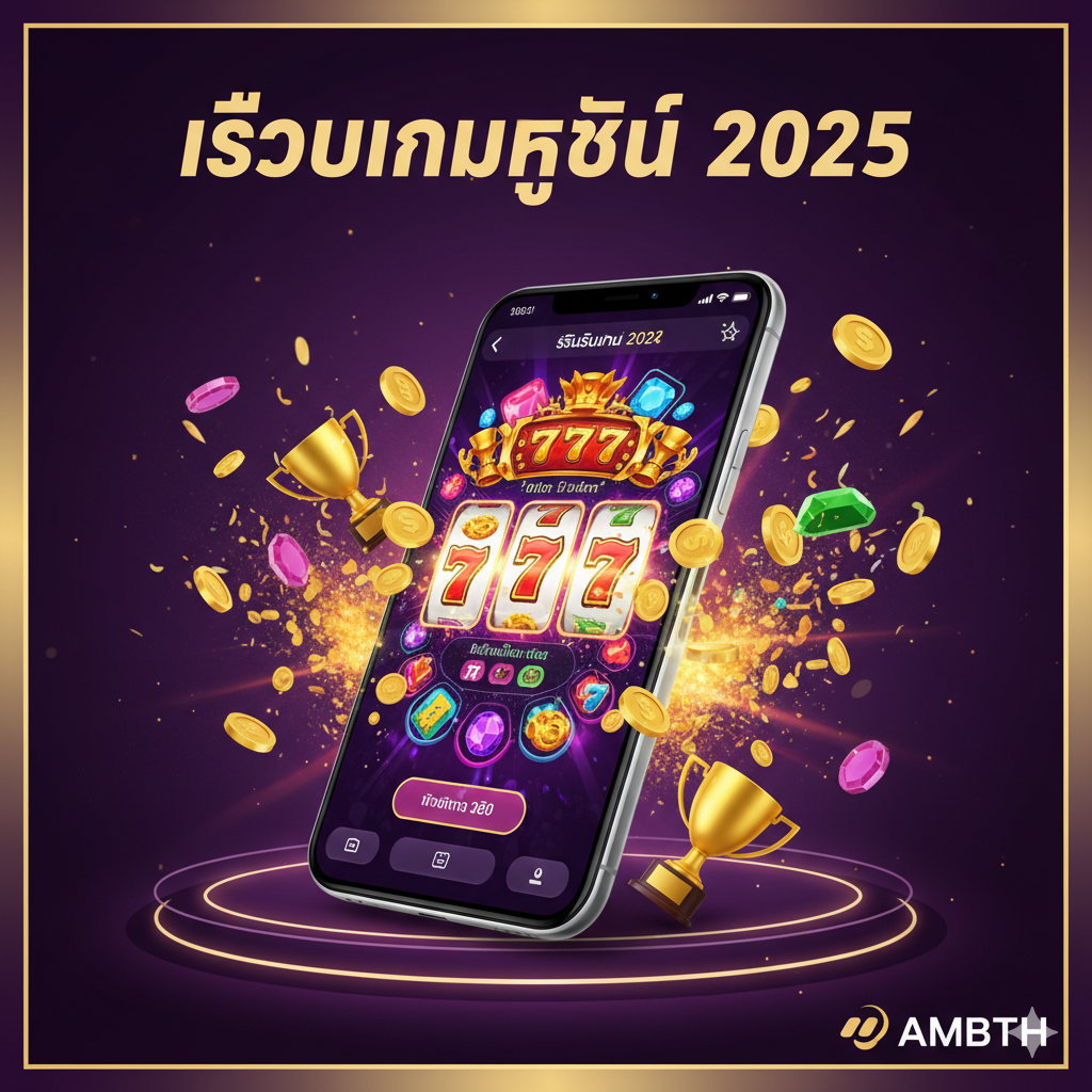 一张展示游戏核心功能的图片，聚焦在“Free Spin”和“Scatter Symbol”。画面中心是一个半透明的游戏界面截图หรือ模拟图，重点突出5个卷轴上至少出现3个“วิหารศักดิ์สิทธิ์” (神殿) Scatter符号，并有闪烁的动画效果指示触发了Free Spin。旁边配有爆炸性的“โบนัสแตก!” (Bonus Break!) และ“Free Spin”字样。整体风格是游戏内截图的写实风格，带有强烈的视觉冲击力和兴奋力，用金色的光芒来突出中奖时刻。