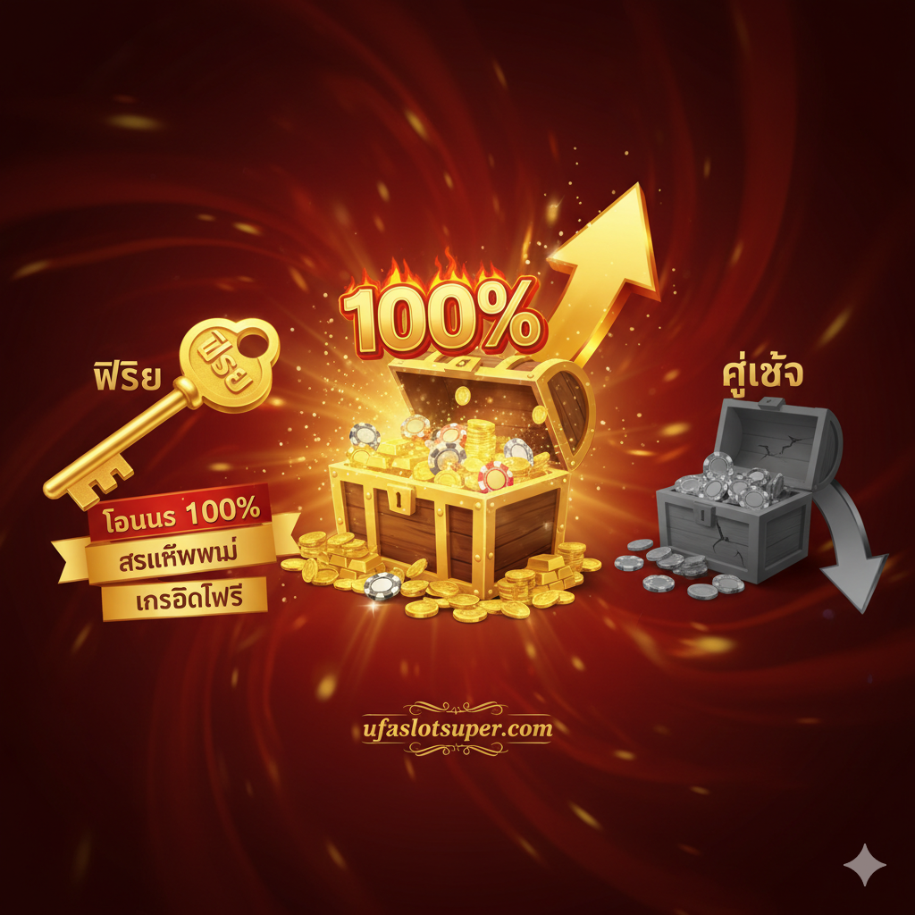 เน้นความได้เปรียบพิเศษของ ufaslotsuper.com