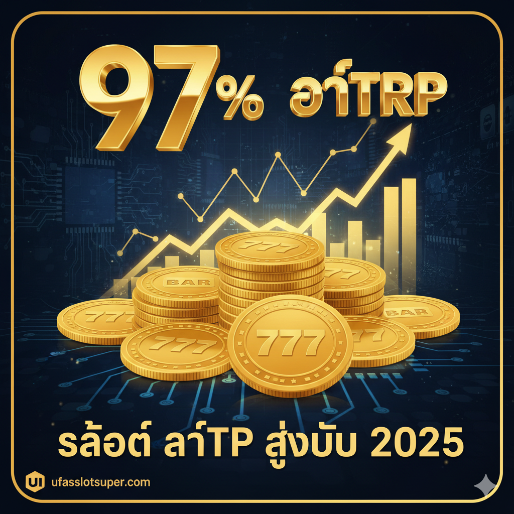 ภาพประกอบส่วนที่ 1 ที่อธิบายความแตกต่างระหว่าง RTP และ Volatility ใช้การแบ่งภาพเป็นสองส่วนอย่างชัดเจน: ด้านซ้ายเป็น 'RTP' แสดงเป็นเครื่องคิดเลขหรือมิเตอร์เปอร์เซ็นต์ที่สูง (เช่น 97%) และมีธนบัตรกองอยู่หนาแน่น ส่วนด้านขวาเป็น 'Volatility' แสดงเป็นภาพสล็อตที่มีการแบ่งช่อง: ช่องแรกเป็นรางวัลเล็กๆ บ่อยๆ (Low Volatility) และช่องที่สองเป็นภาพแจ็คพอตใหญ่ที่สว่างวาบ (High Volatility) ใช้สีเขียวและแดงเพื่อเน้นความแตกต่างของความเสี่ยงและการคืนทุน