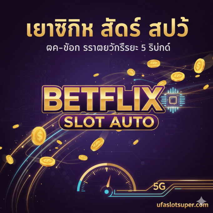Betflix Slot Auto | ฝากถอนออโต้ True Wallet เร็ว 5 วิ ทางเข้า ufaslotsuper