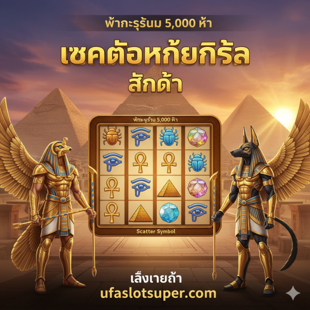 Gods of Giza Slot แตกง่าย 5,000x | ทดลองเล่นฟรี เว็บตรง ufaslotsuper.com